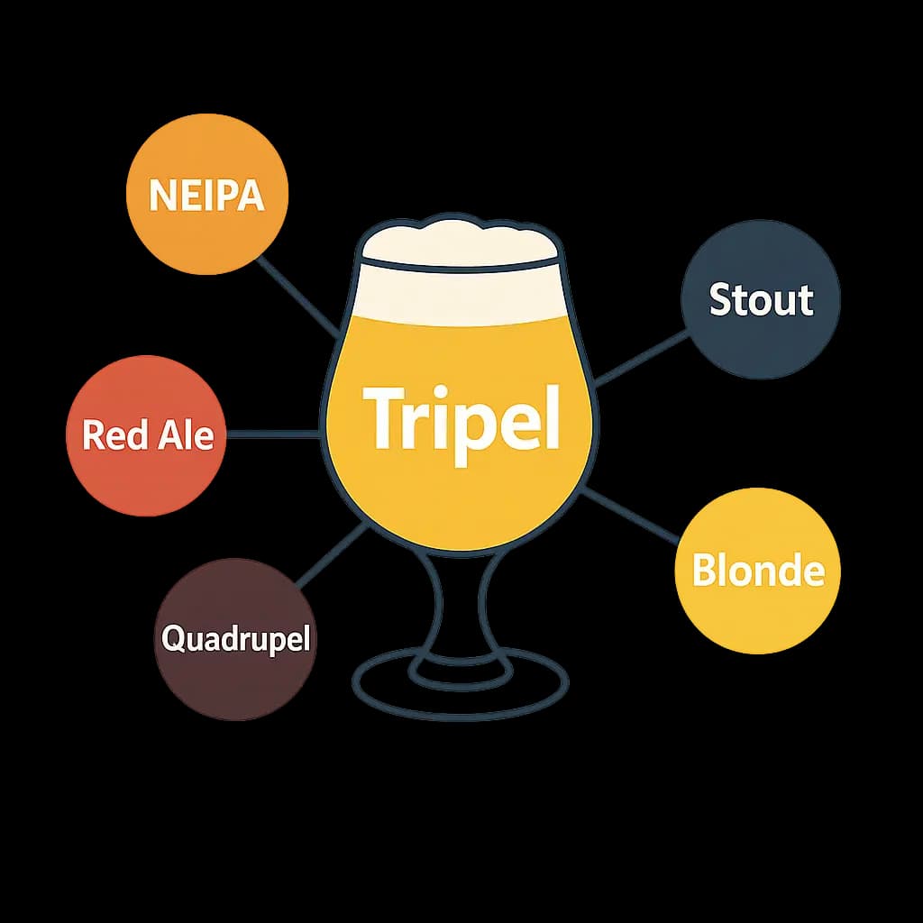 Voorbeeld CraftBoxs smaakprofiel analyse voor bier selectie